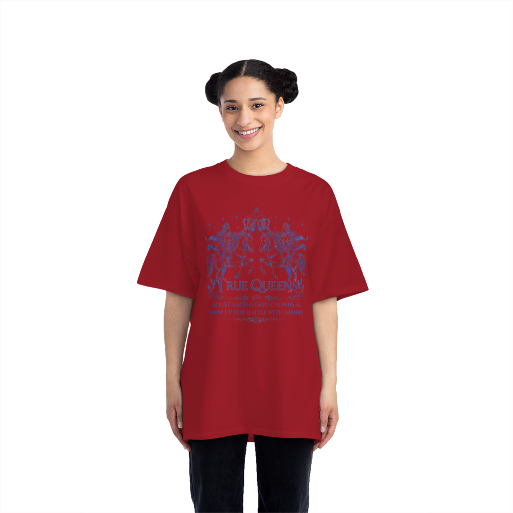 True Queens Cropped Boxy Tee – Vintage Renaissance Women’s Shirt