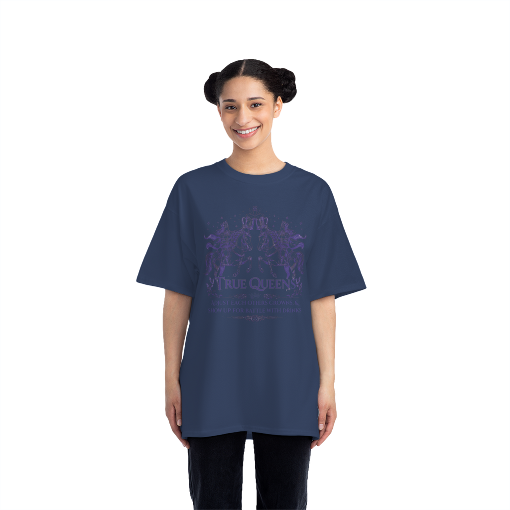 True Queens Cropped Boxy Tee – Vintage Renaissance Women’s Shirt