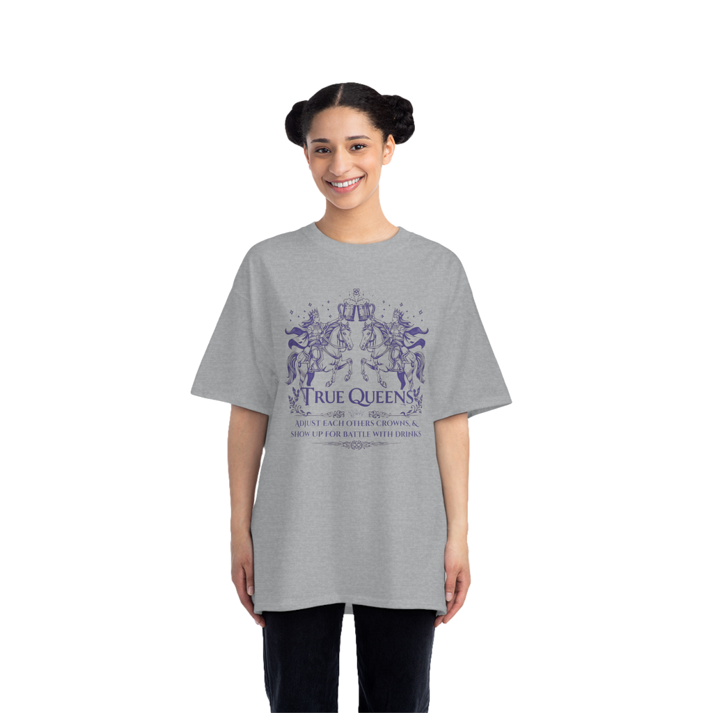 True Queens Cropped Boxy Tee – Vintage Renaissance Women’s Shirt