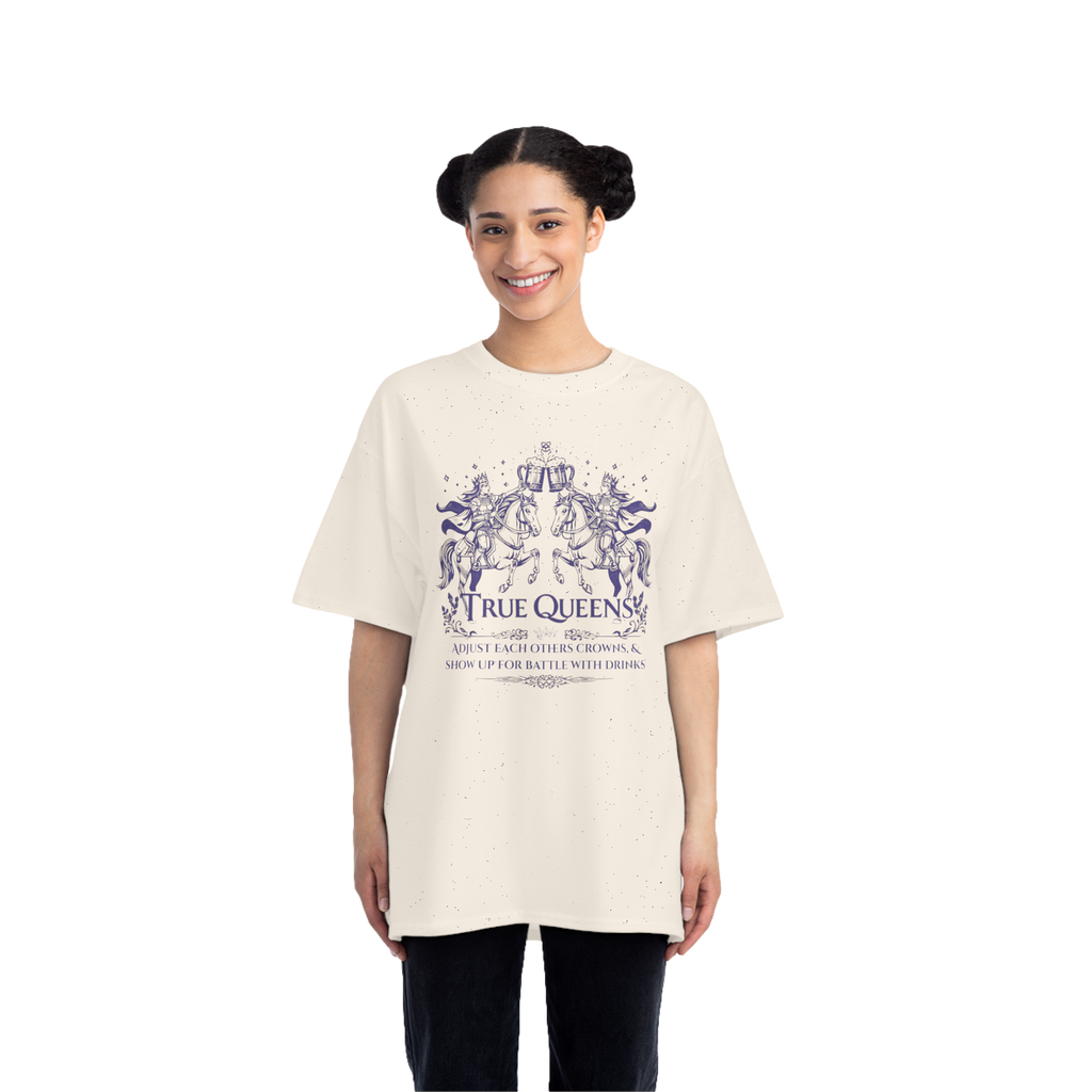 True Queens Cropped Boxy Tee – Vintage Renaissance Women’s Shirt